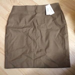 BANANA REPUBLIC brown WORK SKIRT